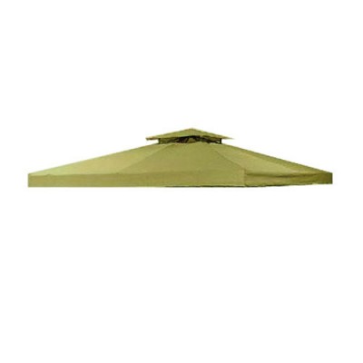 Garden Winds Universal Two-Tiered Replacement Gazebo Canopy Top, Sage, RipLock 350   